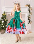 Santa Green Special Occasions Dress Christmas