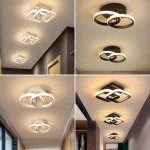 1PC Modern Aisle LED Ceiling Lamp For Corridor Stairs Entrance Attic Square Indoor Lighting Minimalist Style Lights Kitchen Fixt