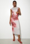Column Mesh Dress - Large Scale Floral