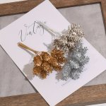 10PCS Artificial Pine Cones - Plastic Pinecone Decor For Christmas And Valentine's Day Seasonal Winter Faux Pine Picks For Diy C