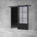 Glass Barn Door D07 - 2100 X 920 X 25MM Clear Glass