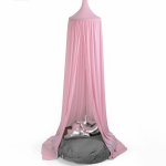 Hanging Canopy Tent - Solid Pastel Pink