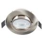 Bright Star Lighting Downlight Satin Chrome Bulb Warm White Tilt LED