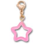 Retro Pink Star Charm Jibbitz - Multi Osfa