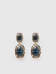Signature Sonia Stone Drop Earrings - 0 Gold teal