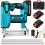 2-IN-1 Nail Gun With Staples Case Gloves