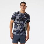 New Balance Men's Printed Accelerate Short Sleeve - Thunder - Xx-large