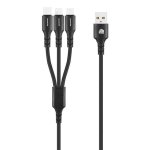 Ind 1.2M 3-IN-1 Charger Cable