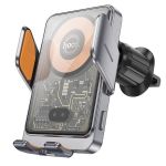 Wireless Magsafe Car Charger 15W With Magnetic Car Holder- HOCO-HW7