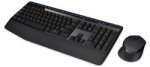 Logitech MK345 Wireless Combo Full-sized Keyboard With Palm Rest And Comfortable Right-handed Mouse USB Long Battery Lif