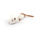 CAT Afp Toy Lambswool Jumbo Crinkle Nip Rodent - Tan