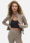Zip-through Sports Jacket With Softmove - Beige