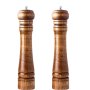 Oak Wood 10" Manual Pepper Grinders Mills Set