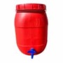 30L Drum With Tap Bulk 20 Units - Red