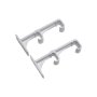 Curtain Rail Double Rail Poly Brackets Various Sizes