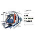 Freedom Stationery 24P A4L Drawing Books Tissue X 25