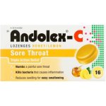 Andolex-C Honey & Lemon Lozenges 16 Lozenges