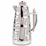 Arabic Flask Beige & Silver