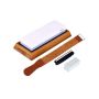 - Dual Sided 1000/6000 Grit Waterstone Knife Sharpening Stone Set