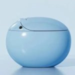 Smart Bidet Toilet Egg-shaped Ceramic