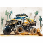 Tear Resistant Deco Print Monster Truck