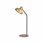 Ifan Metal Table Lamp Gold And Black