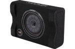 KICKER 48CVTDF102 Sealed 700 Watts Downward-firing Enclosure With 10" 2-OHM Slim Subwoofer