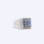 Sterling Silver T-top Ring RI-338