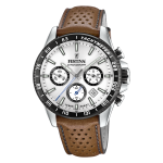 Festina Timeless Chronograph Brown Genuine Leather Men's Watch F20561 1