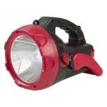 Rechargeable LED Torch 10W Red black