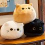 3.14-inch Black Cat White Cat Pillow Plush Doll Cute Cat Halloween Holiday Gift Birthday Gift Valentine's Day Gift Horror/Cute Anime Dolls Home Decor For
