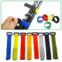 10pcs Assorted Color Fishing Rod Ties With Hook & Loop Fastener - Securely Strap And Hold Your Rod For Outdoor Fishing