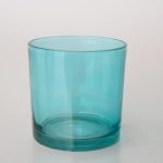 Aqua Glass Tealight Holder – 10X10CM