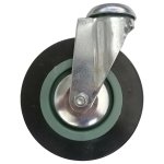 Hillaldam Rubber Castor Wheel With Swivel Bolt 125MM