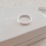 Sienna 925 Sterling Silver Rope Pattern Ring - Size 8