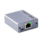 RJ45 Ethernet Network Splitter 1 To 2 Gigabit 100 1000MBPS Lan Adapter With Usb-c Power Aluminum Alloy Compatible With PC Router