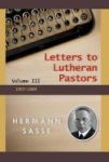 Letters To Lutheran Pastors Vol 3 Hardcover