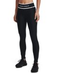 Women's Heatgear Armour Branded Waistband Leggings - Black LG