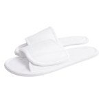 Club Classique Open Toe With Velcro - White Or Stone - White Medium