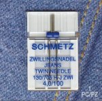 Schmetz Jean Twin Needle - Stitch And Go