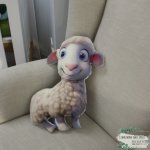 Shaped Pillow Sheep
