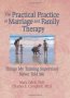 The Practical Practice Of Marriage And Family Therapy - Things My Training Supervisor Never Told Me   Hardcover