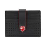 Ducati Cerrada Black Leather Card Case