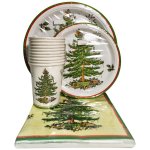 Christmas Tree Paperplate Set 40PC