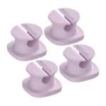 Astrum CO060 MINI Cable Organizer Clips Purple 4-PACK A71006-M