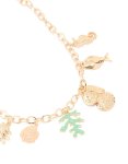 Goldair Gold Mixed Ocean Charm Necklace