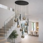 Talos Cascade Pendant Light - Smoke