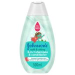 Johnsons Shampoo Soft & Shiny 2-IN-1 Shampoo & Conditioner 500ML