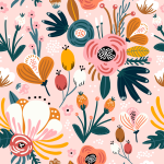 Fiori Astratti Wallpaper