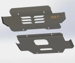 Toyota Hilux Half Length Bash Plate For